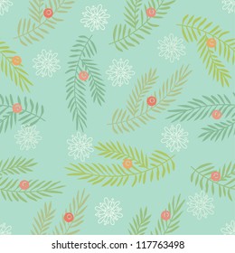 Winter seamless pattern