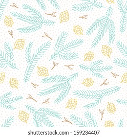 Winter seamless pattern