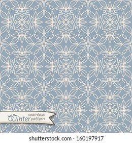Winter seamless pattern