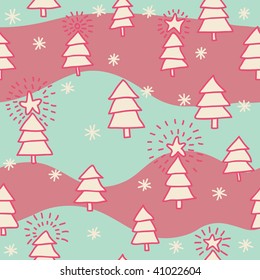 Winter seamless pattern