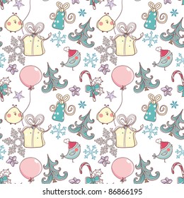 winter seamless pattern