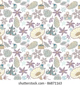 winter seamless pattern