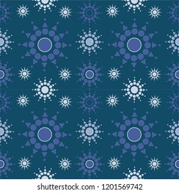winter seamless pattern background
