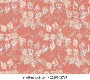 Patrón de invierno sin fisuras. Fondo rosado Pastel Botánico con eucalipto, ramas, helecho y hojas. Diseño Floral. Ilustración dibujada a mano. Perfecto para invitaciones, papel envolvente, textiles, tela