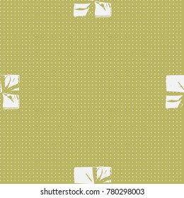 Winter Seamless Pattern with Christmas Gift Boxes. Wrapped Boxes with Stripes and Bows Flat Vector on Color Background for Gift Wrapping Paper, Christmas Greeting Card, Invitations