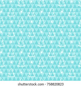 Winter seamless pattern. Christmas vector background