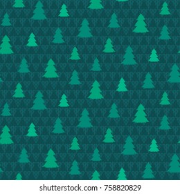 Winter seamless pattern. Christmas vector background