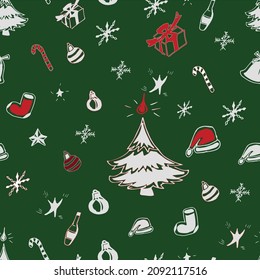 winter seamless pattern. design for packaging and textiles