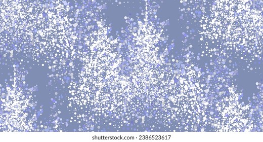 Winter seamless pattern with fir and pine trees in the snow vector