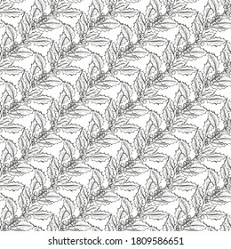Patrón invernal sin fisuras con bayas y elementos de diseño. Patrón navideño para invitaciones, tarjetas, impresiones, envoltura de regalo, manufactura, textiles, tela, papel pintado. Tema de Año Nuevo