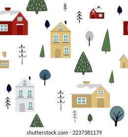 Winter seamless Pattern. Hq for web and print use.