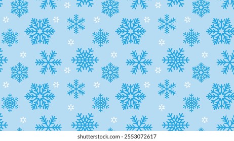 Winter seamless pattern. Snowflakes background. design for pillow, print, fashion, clothing, fabric, gift wrap. vector.