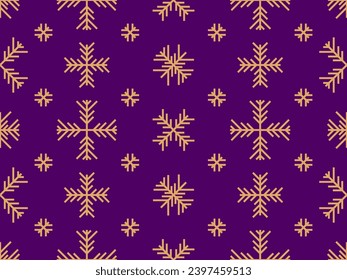 El invierno es fluido con copos de nieve. Fondo de Navidad y Año Nuevo con copos de nieve geométricos de diferentes formas. Diseño de papel pintado, carteles y afiches. Ilustración del vector