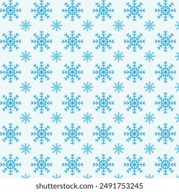 Winter seamless pattern with snowflakes. for cover design, wrapping paper, textile print and other. sstkBackgrounds