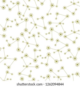 Winter seamless pattern with  snowflakes. Design for banner, poster or print
