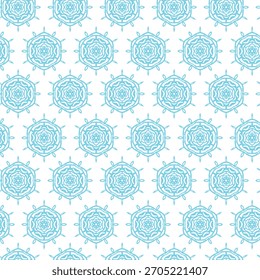 Invierno sin patrón con copos de nieve, fondo de vacaciones. Ilustración vectorial para tela, Fondo de pantalla textil, carteles, papel de regalo. Ilustración vectorial de Navidades. Cayendo nieve.