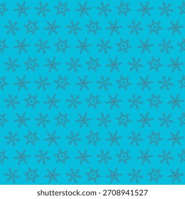 Winter seamless pattern with snowflakes, holiday background. Vector illustration for fabric, textile wallpaper, posters, gift wrapping paper. Christmas vector illustration. Falling snow.