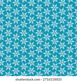 Invierno sin patrón con copos de nieve, fondo de vacaciones. Ilustración vectorial para tela, Fondo de pantalla textil, carteles, papel de regalo. Ilustración vectorial de Navidades. Cayendo nieve.