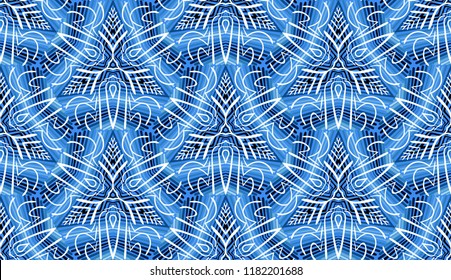 Winter seamless texture. Frost patterns. A gift for the New Year and Christmas.