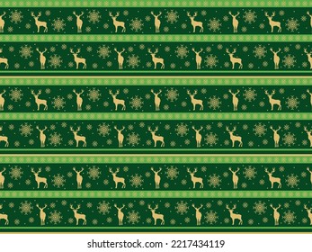 winter seamless tribal background merry christmas new year ornament pattern vector template season