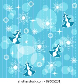Winter seamless. Vector illustration.