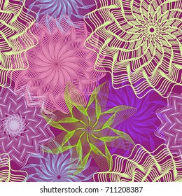 Winter seamless wallpaper, vector illustration