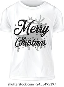 Winter Season And Christmas T-shirt Design