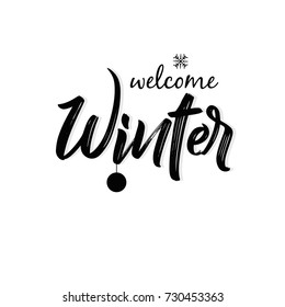 Winter Season design background, Vector Illustration.