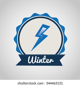 winter season design, vector illustration eps10 graphic 