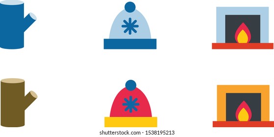 Winter season holidays filled outline icons set, line vector symbol collection, linear colorful pictogram pack isolated on white. Signs, icon illustration