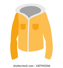 winter season jacket icon
