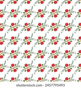 Winter Season Seamless Vector Pattern Design