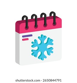 Winter Season Vector style icon. Eps 10 file