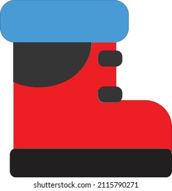 Zapatos de invierno Isolación Vector Isolación Ilustración que se puede descargar fácilmente