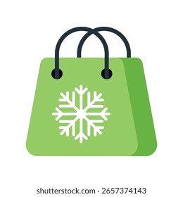 Compras De Invierno Icono De Vector Plano Eps 10 Archivos