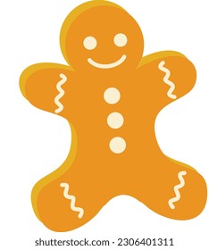 Winter Snack Ingwer Brot Illustration
