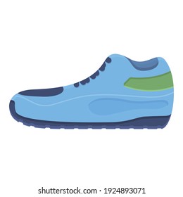 Icono de las zapatillas de invierno. Caricatura de las zapatillas de invierno icono vectorial para el diseño web aislado en fondo blanco