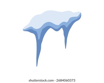 Ilustración de fondo de gorra de nieve de invierno