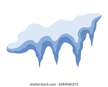 Ilustración de fondo de gorra de nieve de invierno