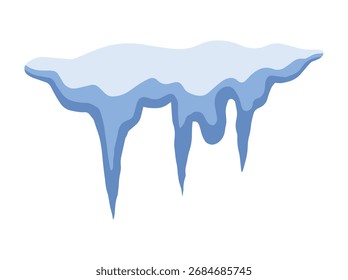 Ilustración de fondo de gorra de nieve de invierno