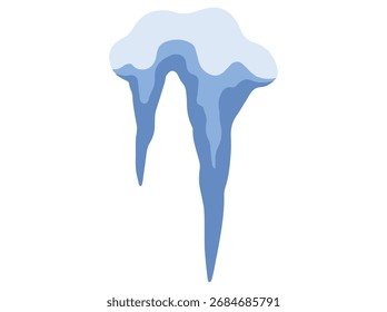 Ilustración de fondo de gorra de nieve de invierno