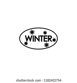 winter snow concept line icon. Simple element illustration. winter snow concept outline symbol design from Winter set. Can be used for web and mobile UI/UX