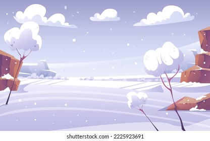 Winter snow forest mountain landscape background concept. Vector graphic design illustration element
