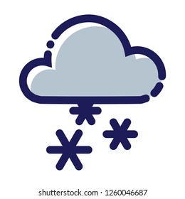 Winter snow icons