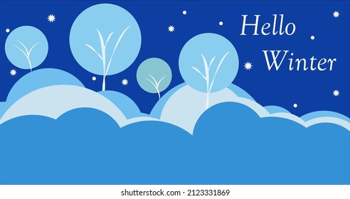 winter snow landscape landscape still life postcard