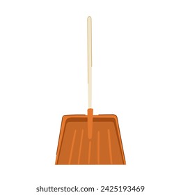 winter snow shovel cartoon. spade logo, silhouette ice, symbol scoop winter snow shovel sign. isolated symbol vector illustration