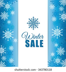 Winter snow or snowflake design, vector illustration eps10