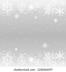 Winter Snow Snowflake Illustration Texture Card Background