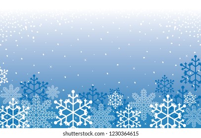 Winter Snow Snowflake Illustration Texture Card Background