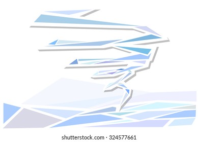 Winter snow  storm